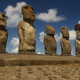 Estatuas Moai de la Isla de Pascua. Wikimedia Commons
